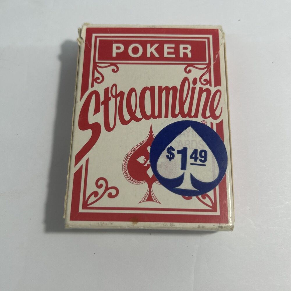 Vintage Streamline Poker Playing Cards